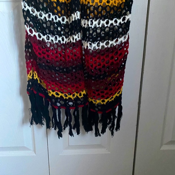 ORNATELY FRINGED CROCHETED SWEATER - Picture 3 of 12